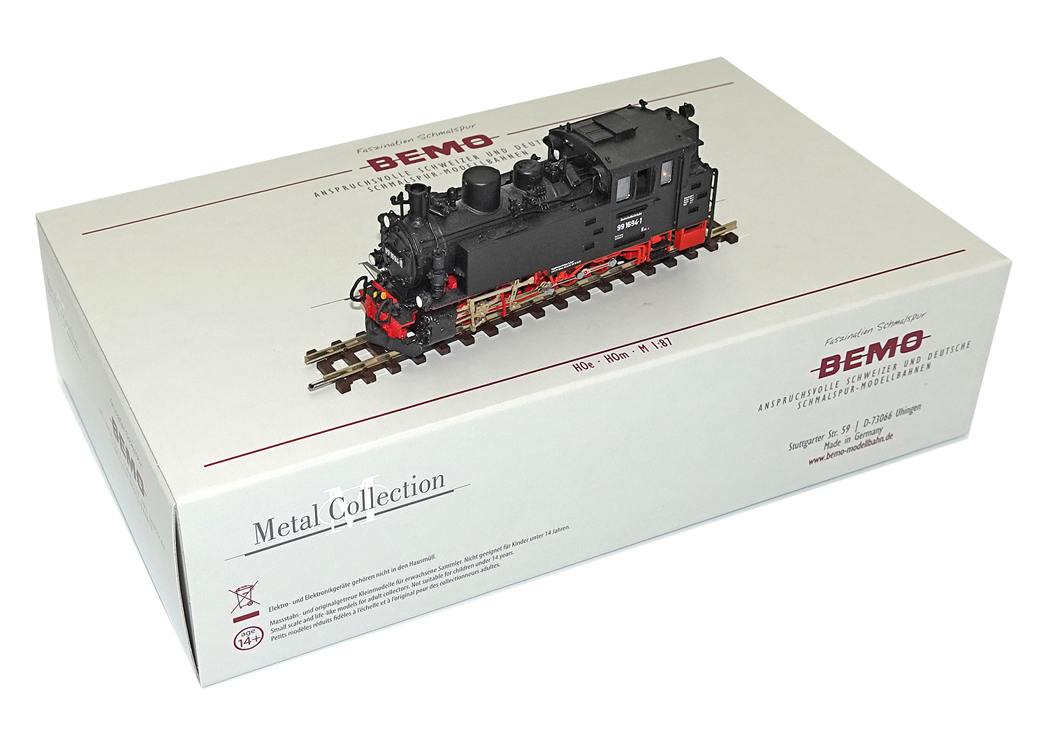 Bemo H0e 1006894 Dampflok DR VI K Umbau 99 1694-1 Ep.IV 