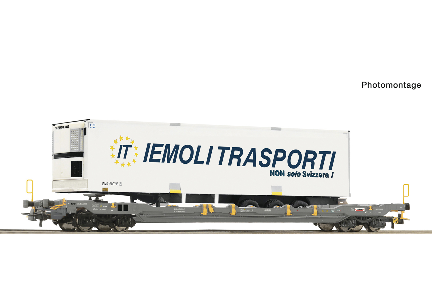 Roco 6600066 Hupac Taschenwagen T5 Iemoli Trasporti  Roco 6600066 Hupac Taschenwagen T5 Iemoli Trasporti