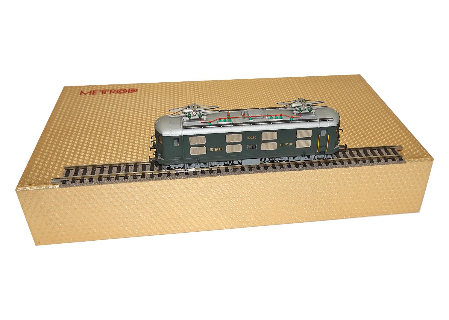Metropolitan 714 SBB E-Lokomotive Re 4/4I mit Düsengitter 10020 DC 