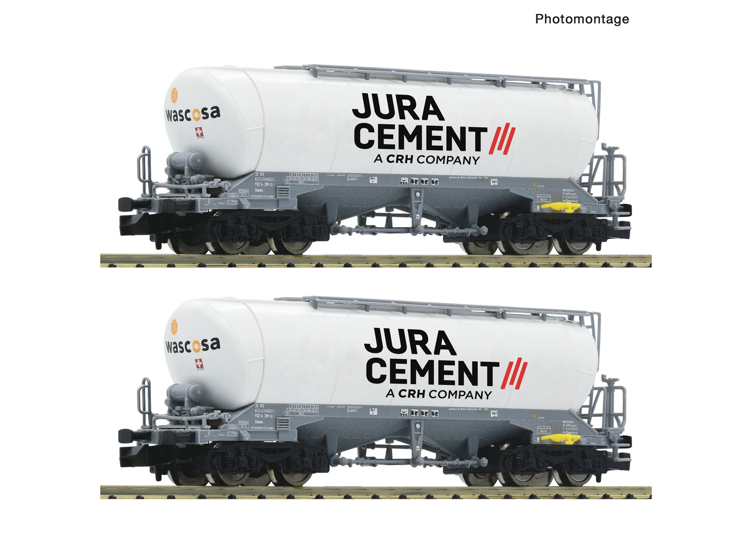 Fleischmann 6660090 Wascosa Set Silowagen Jura Cement 2-tlg. 