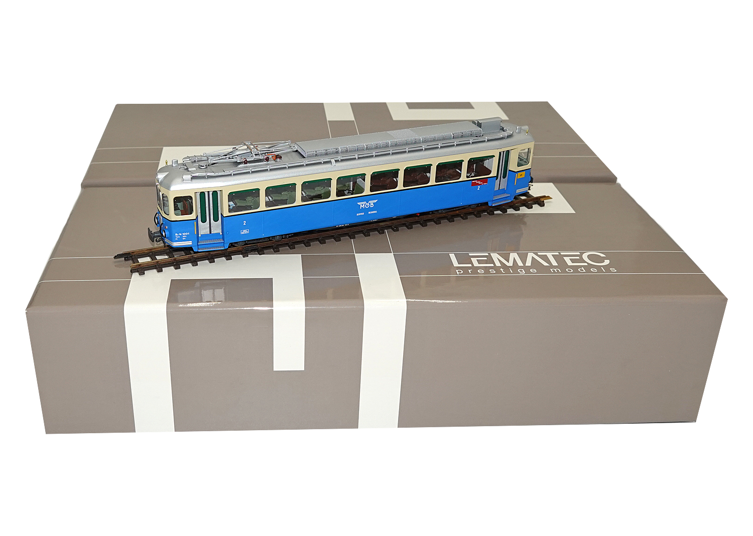 Lematec H0m 203-2 MOB Triebwagen Be 4/4 1001 DC