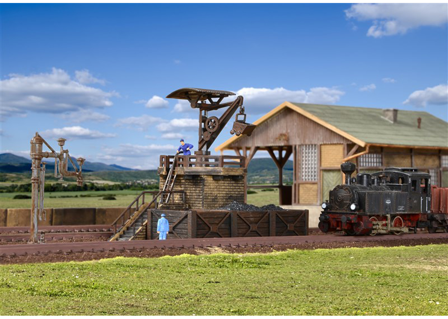 Vollmer-47549 Vollmer 47549 Kleinbekohlungsanlage mit Kran