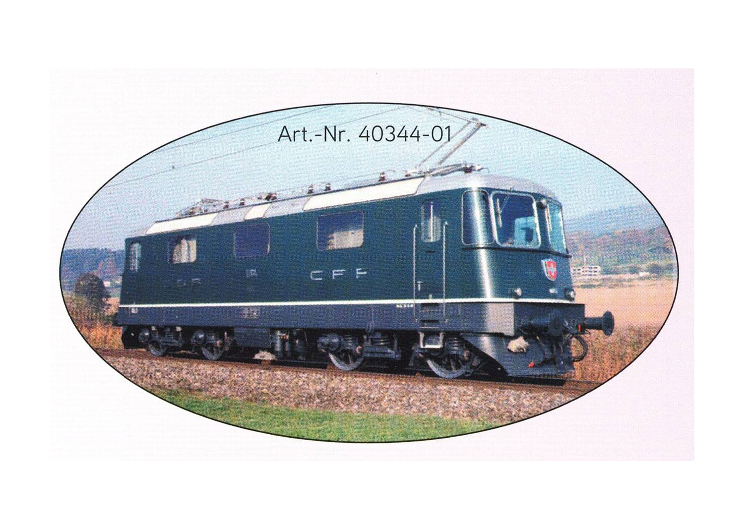 Lenz 40344-01 SBB E-Lokomotive Re 4/4II grün 11164 