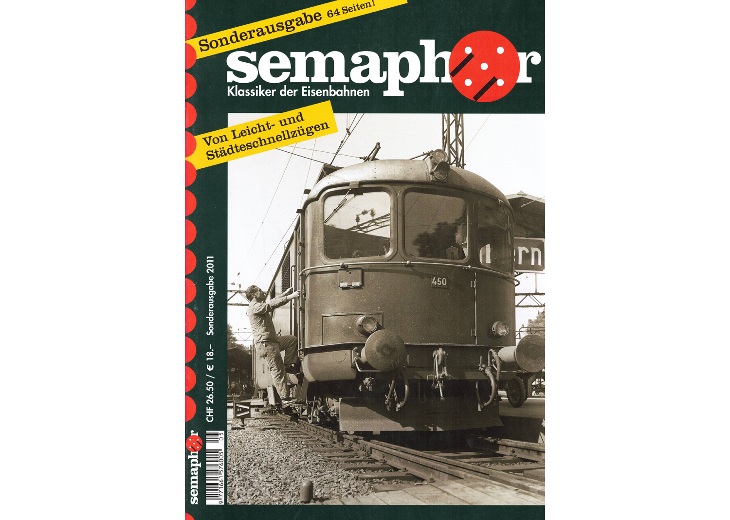 Semaphor Sonderausgabe 2011 Von Leicht- und Städteschnellzügen
