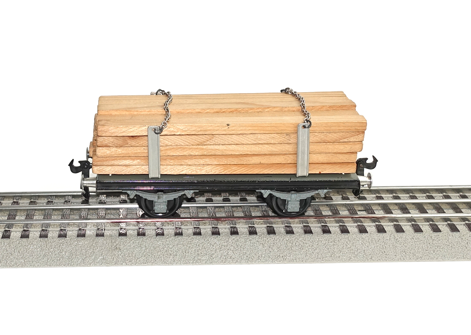 Buco 8666 Holzwagen beladen 2-achsig 