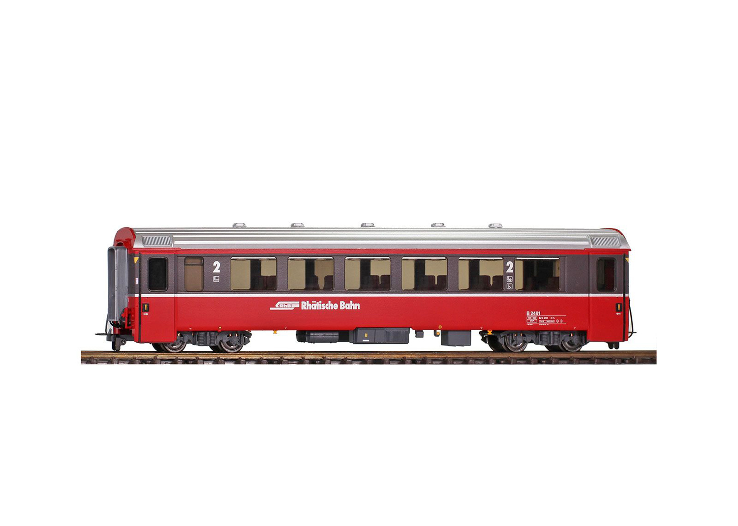 Bemo 3244102 RhB Einheitswagen B 2492 IV Bernina Express  Bemo 3244102 RhB Einheitswagen B 2492 IV Bernina Express
