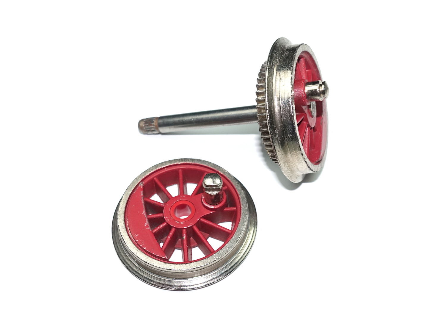 Märklin Spur 1 Speichenrad mit Haftreifen  Märklin Spur 1 Speichenrad mit Haftreifen