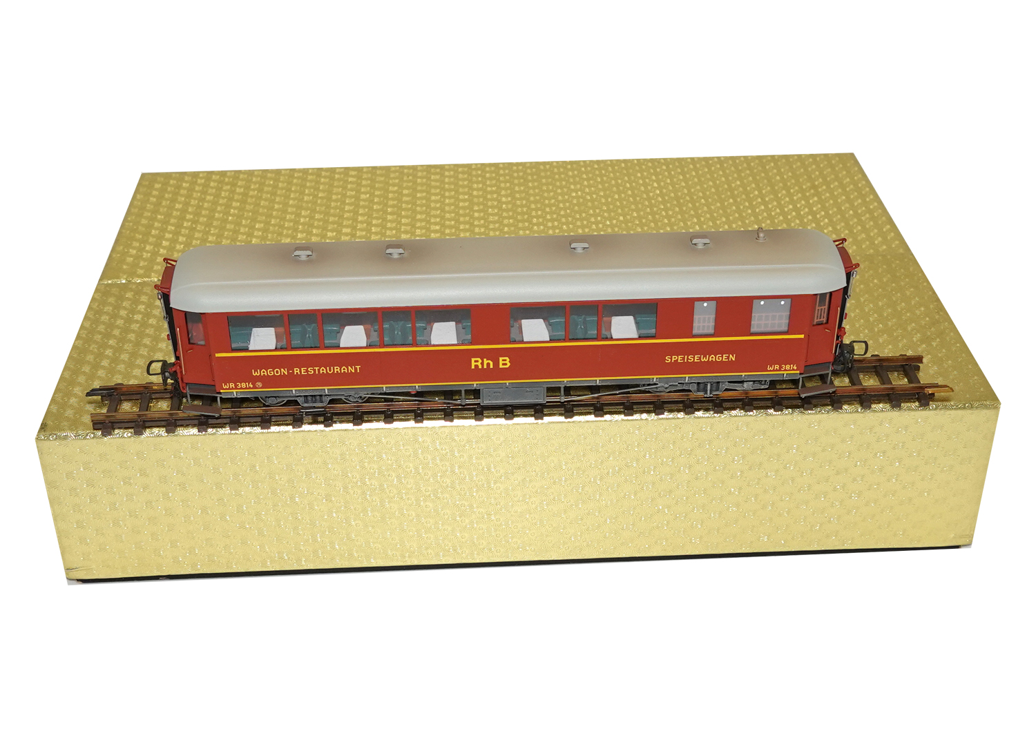 Ferro-Suisse 3814 H0m RhB Speisewagen WR 3814 rot 