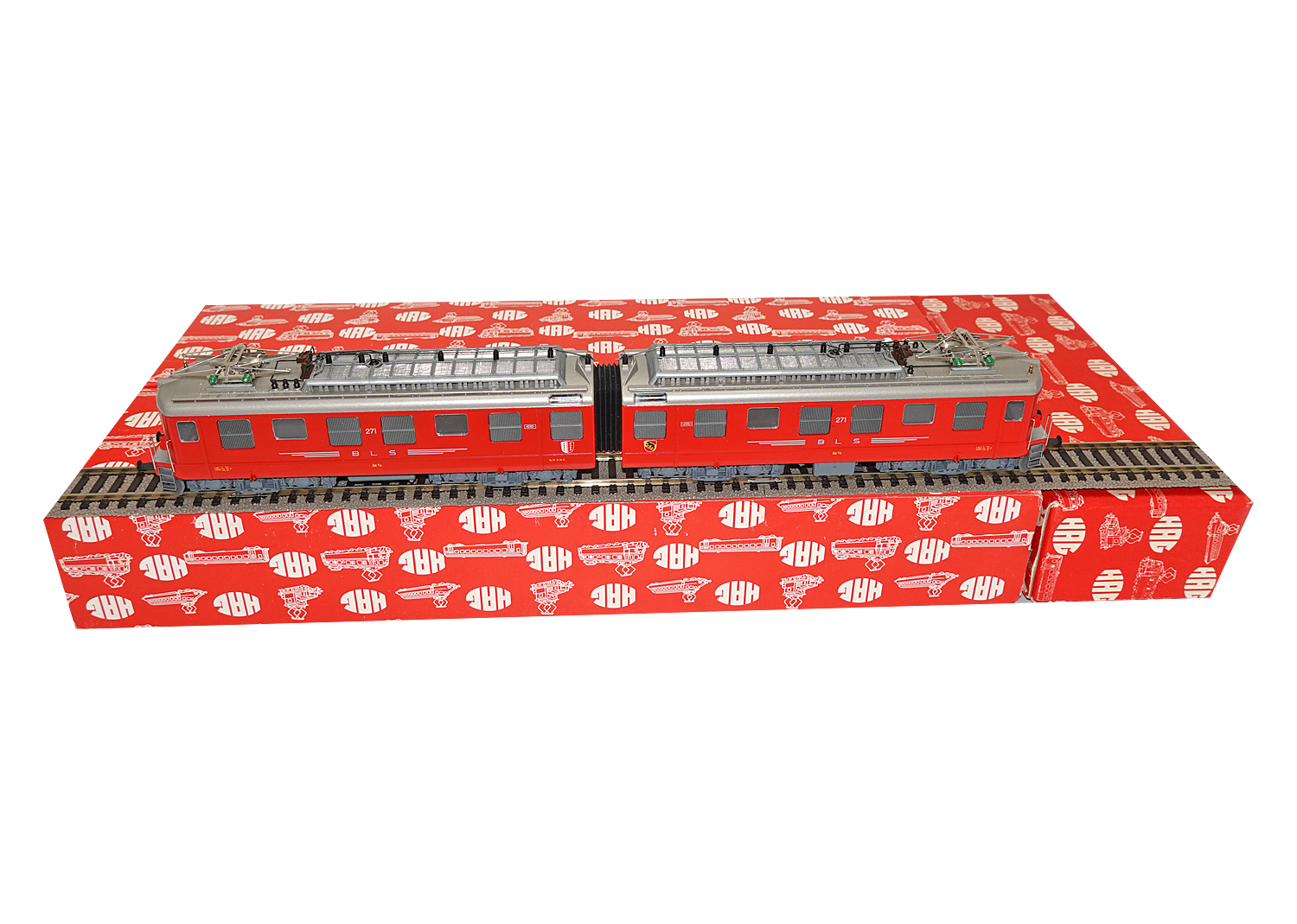 Hag 24023-20 BLS Lokomotive Ae 8/8 rot 4-motorig DC 