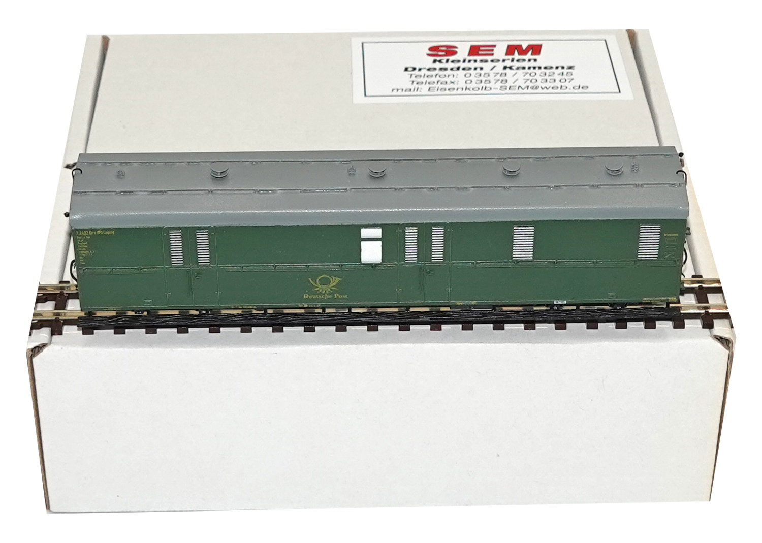 SEM 32060 H0e Neubaupostwagen 7.2492 Leipzig
