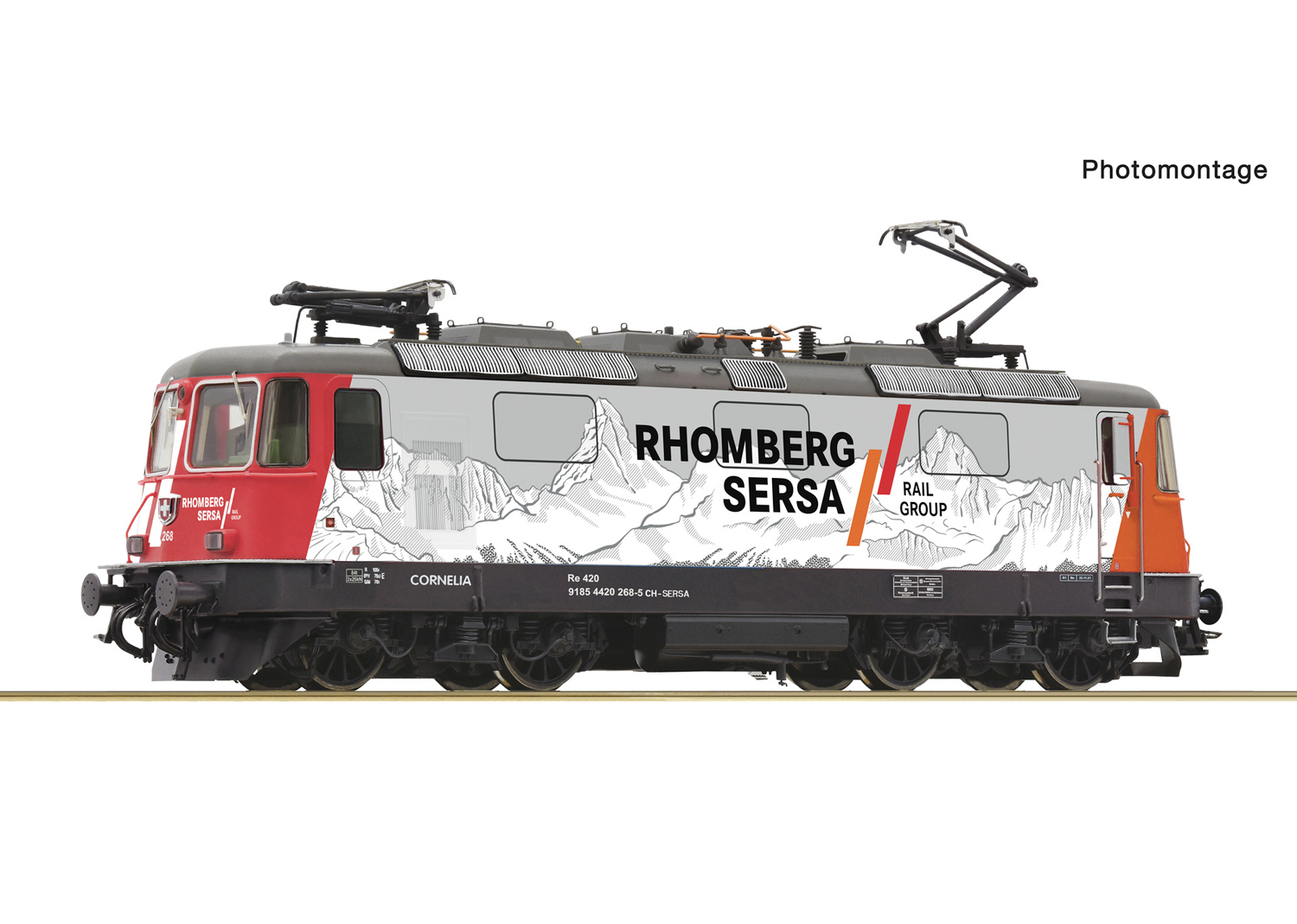 Roco 7500030 SERSA E-Lokomotive 420 268-5 Rhomberg DC  Roco 7500030 SERSA E-Lokomotive 420 268-5 Rhomberg DC