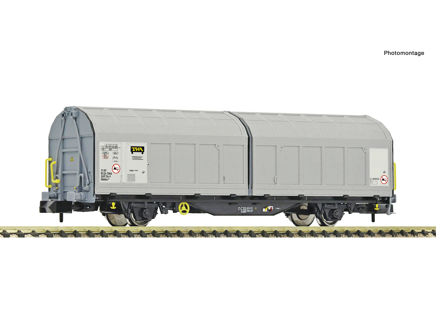 Fleischmann 6660011 SBB Cargo Schiebewandwagen, Transwaggon 