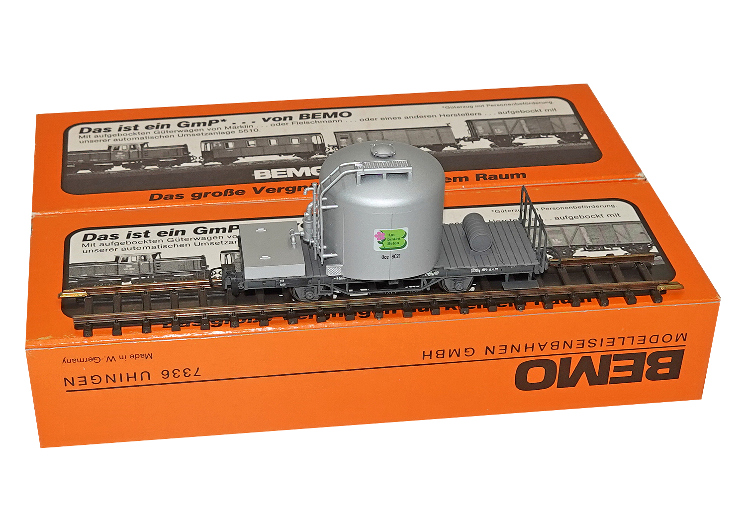 Bemo 2259111 RhB Zementtransportwagen Uce 8021 