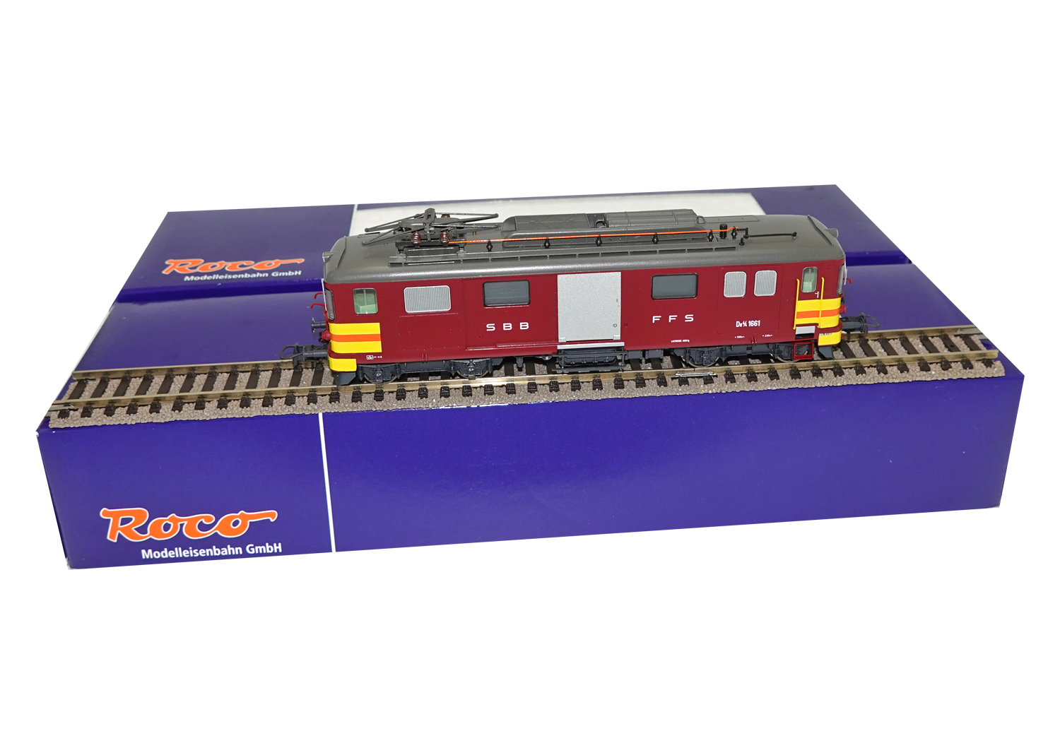 Roco 63879 SBB Gepäcktriebwagen De 4/4 weinrot 1661 DC 