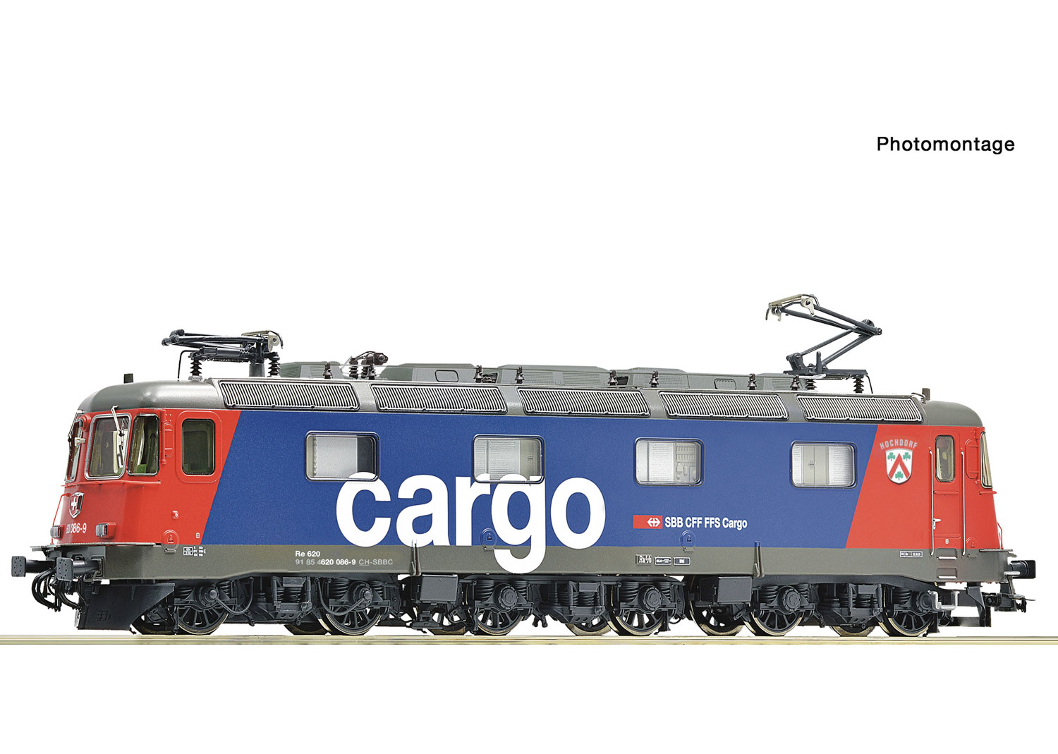 Roco 7500033 SBB E-Lokomotive Re 620 086-9 Cargo 