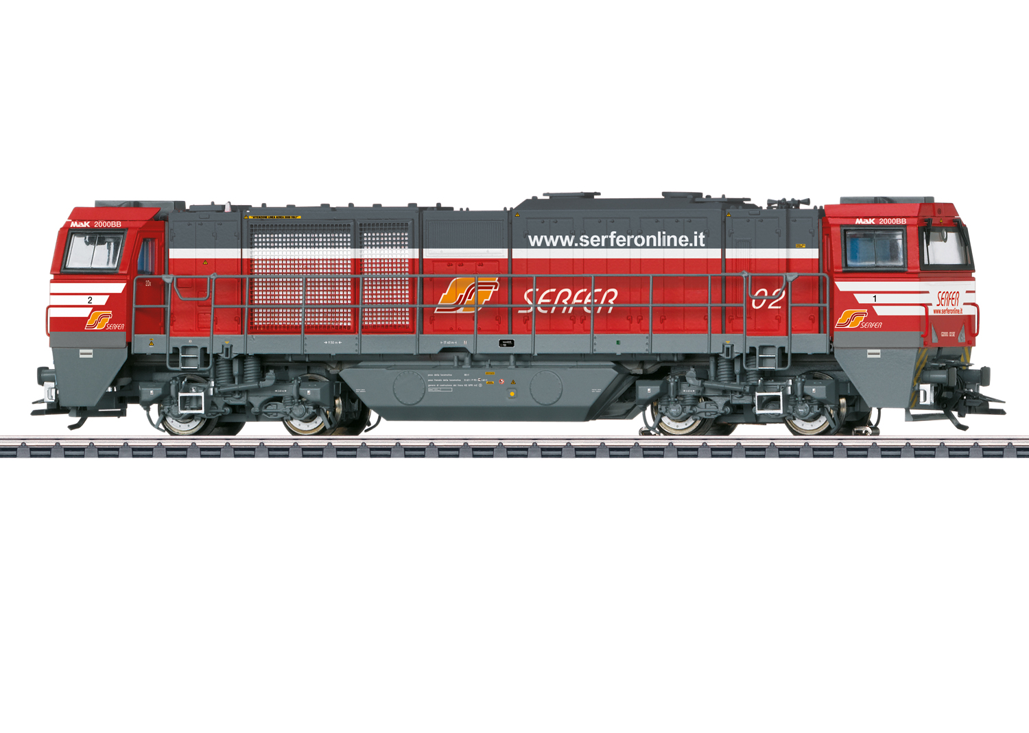 Märklin 37215 FS Diesellokomotive Vossloh G 2000 BB 