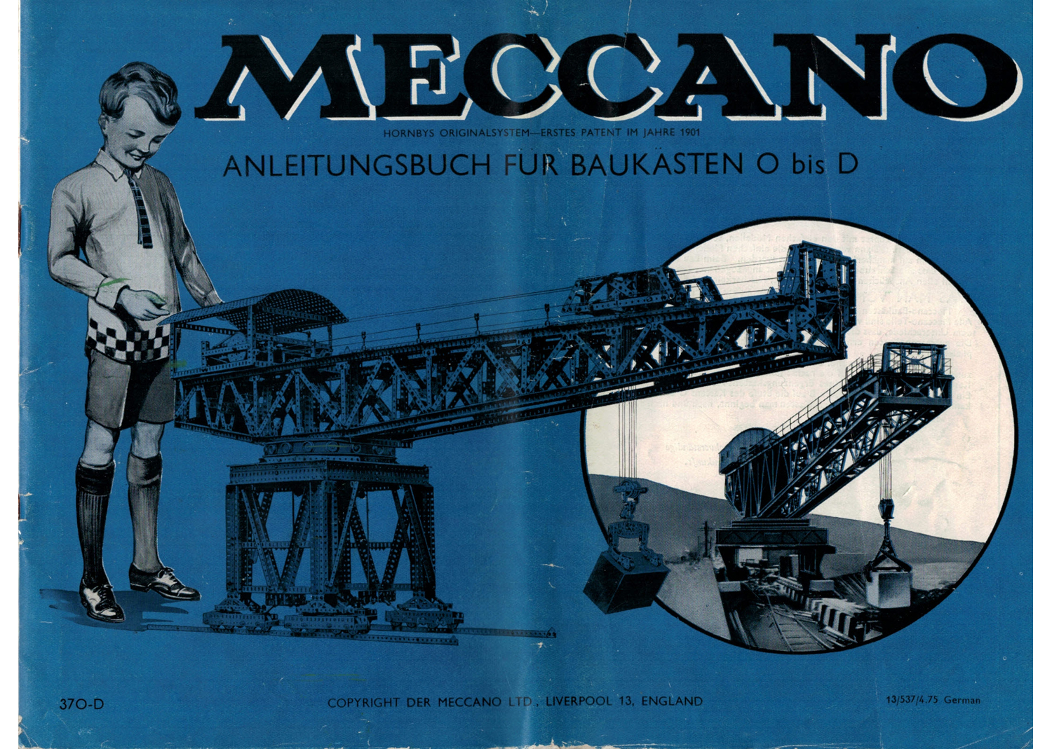 Meccano Metallbaukasten O-D