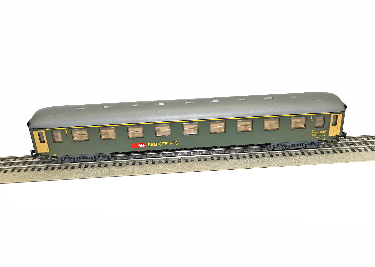 Lima 6611 Spur 0 SBB Personenwagen 1 Klasse grün DC