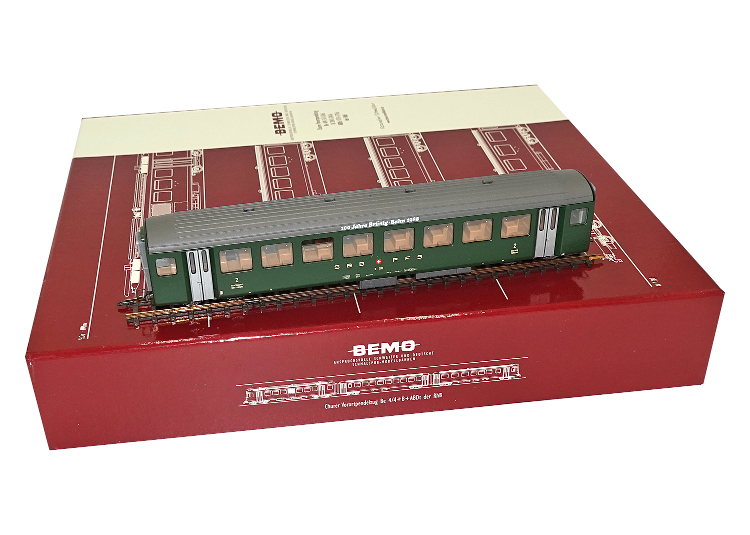 Bemo 3271406 SBB Brüng Personenwagen B 706 