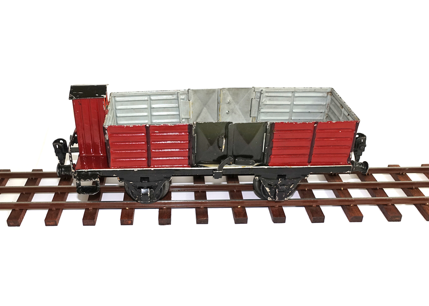 Märklin 1928 offener Güterwagen mit Bremserhaus  Märklin 1928 offener Güterwagen mit Bremserhaus
