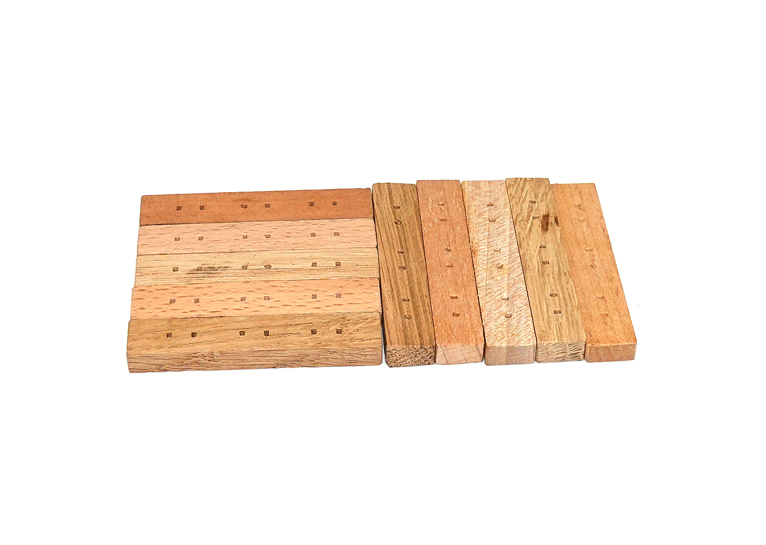 Resal 3122 Spur 0 Holzschwellen vorgelocht L=60x11.5x7 