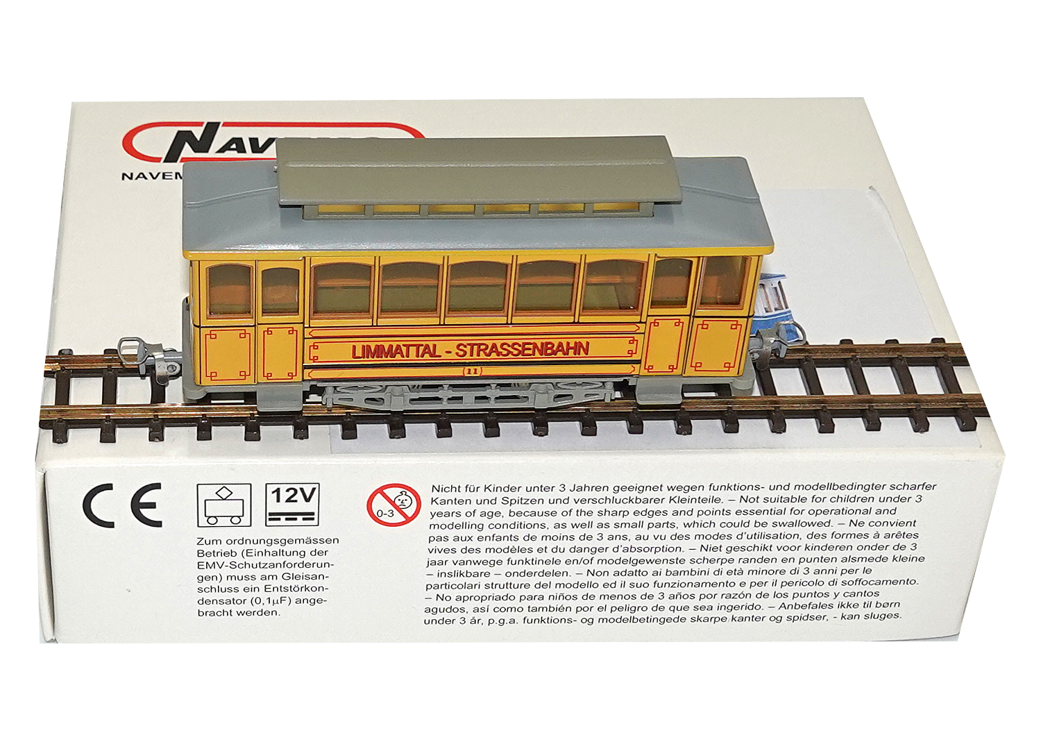 Navemo 21212110 H0m LSB Ce 2/2 2-tlg. Tram Motorwagen 2 