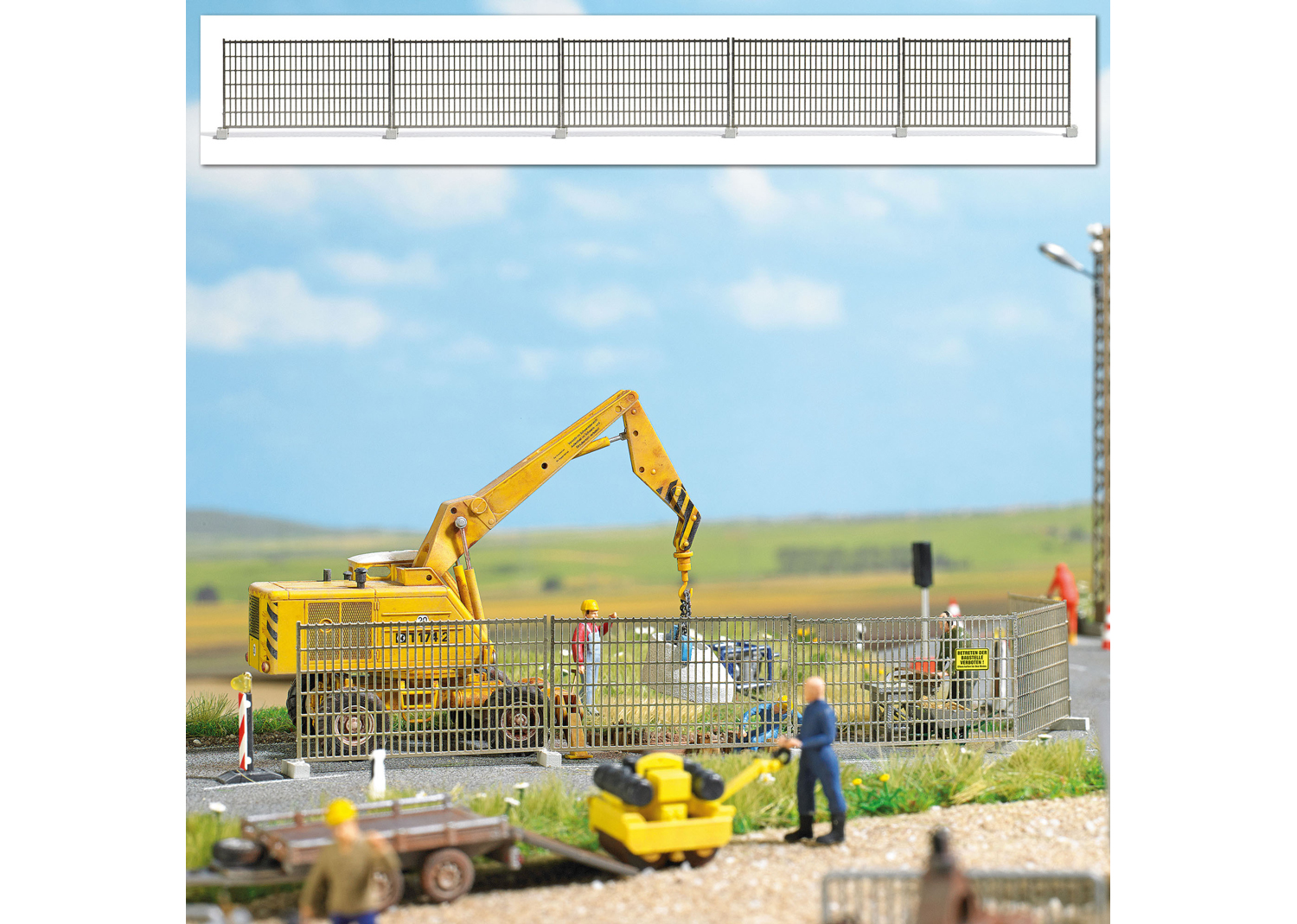 Busch 1024 Bauzaun  Busch 1024 Bauzaun