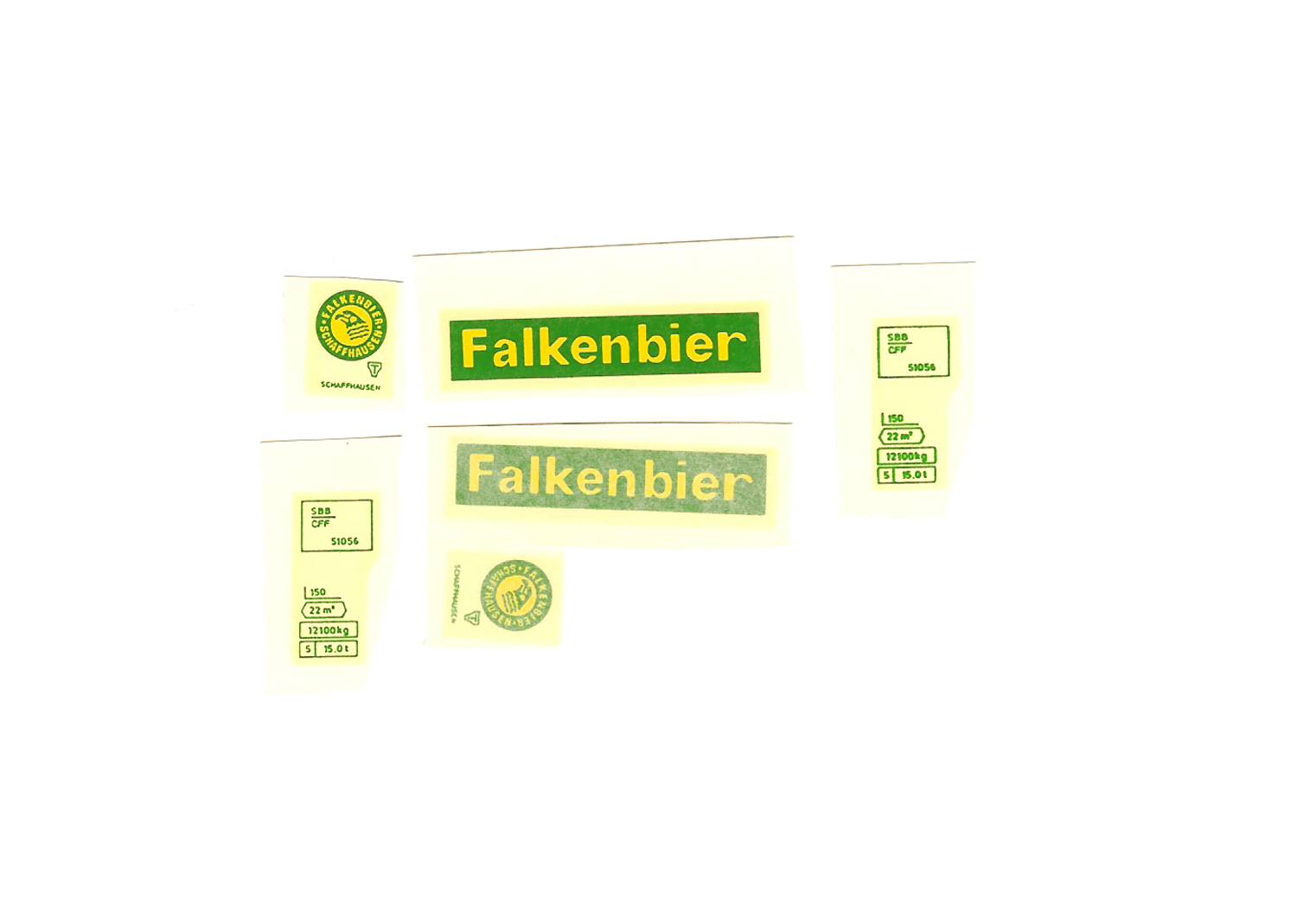 Buco H0 Falkenbier Schaffhausen, Schiebebild 