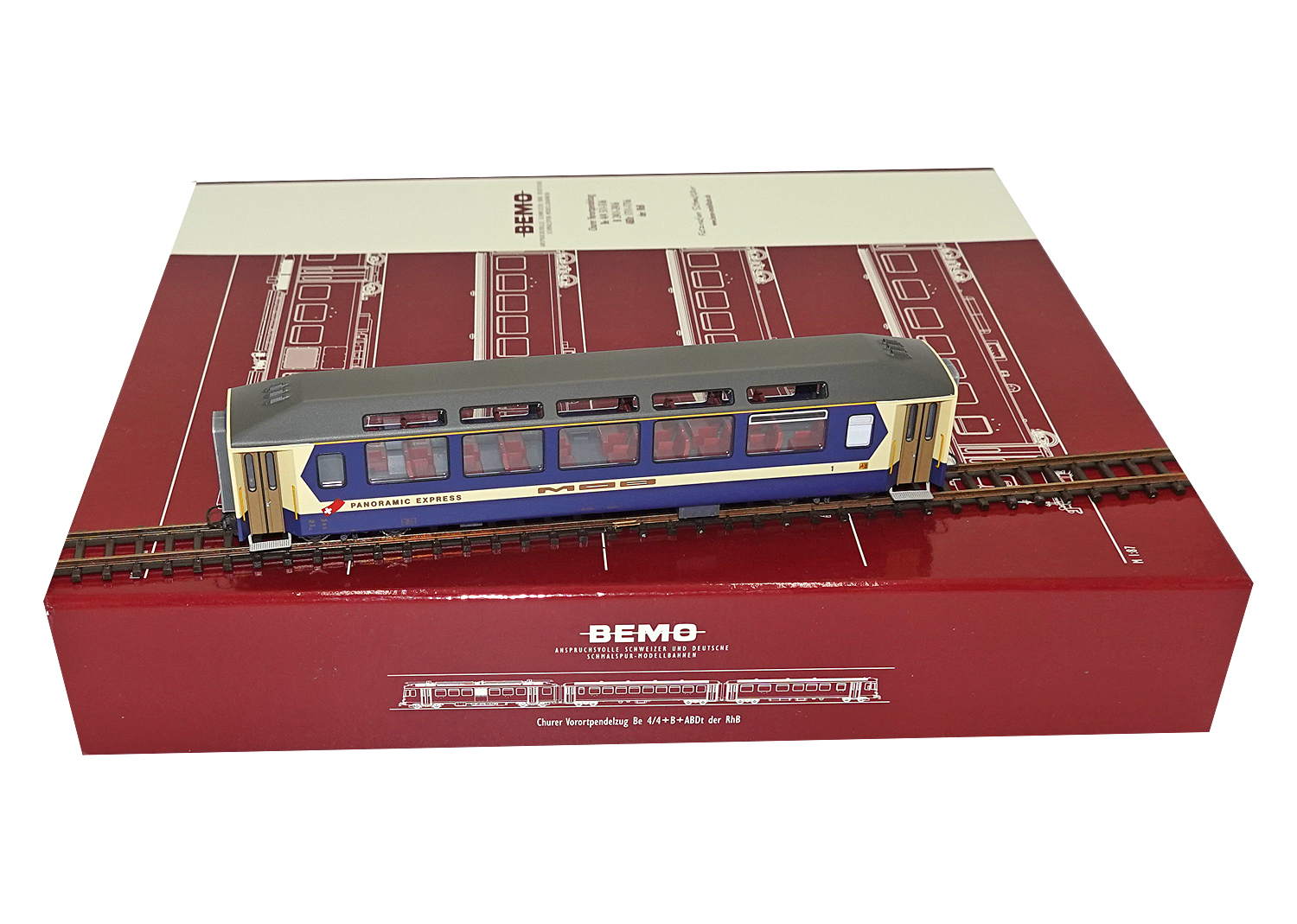 Bemo 3295324 MOB Panoramic Express Personenwagen As 114 