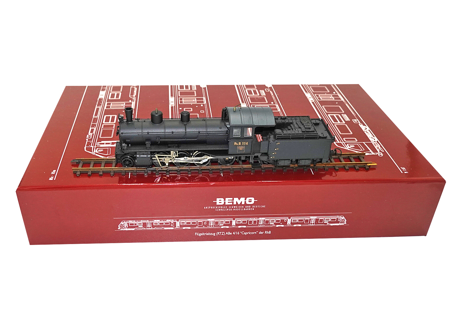 Bemo 1290114 RhB H0m Dampflokomotive G 4/5 114 DC