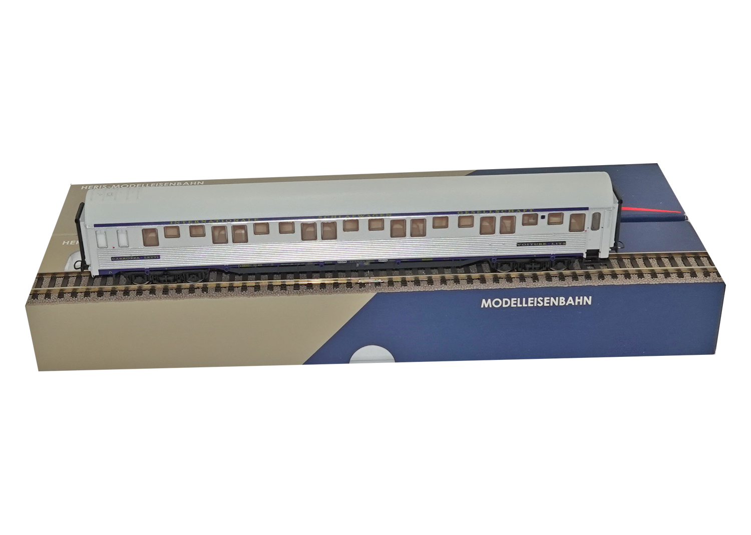 Heris 18008 SNCF Schlafwagen silbern P C.I.W.L. modernisiert DC 