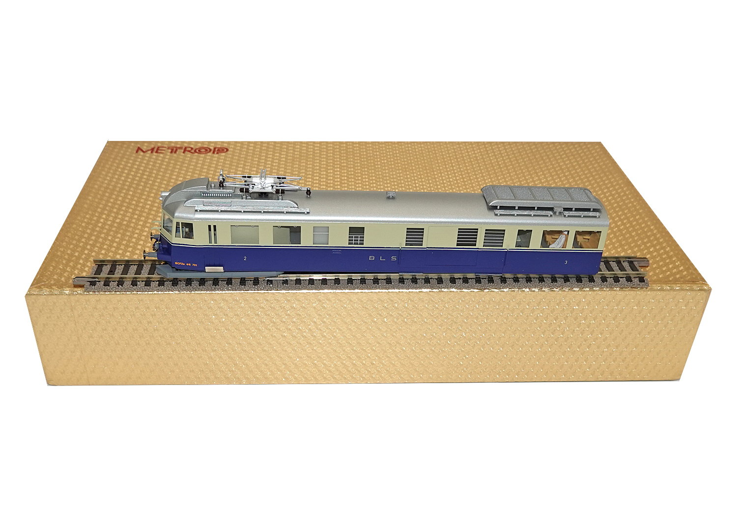 Metropolitan 685 BLS Triebzug BCFZe 4/6 Blauer Pfeil 731 DC