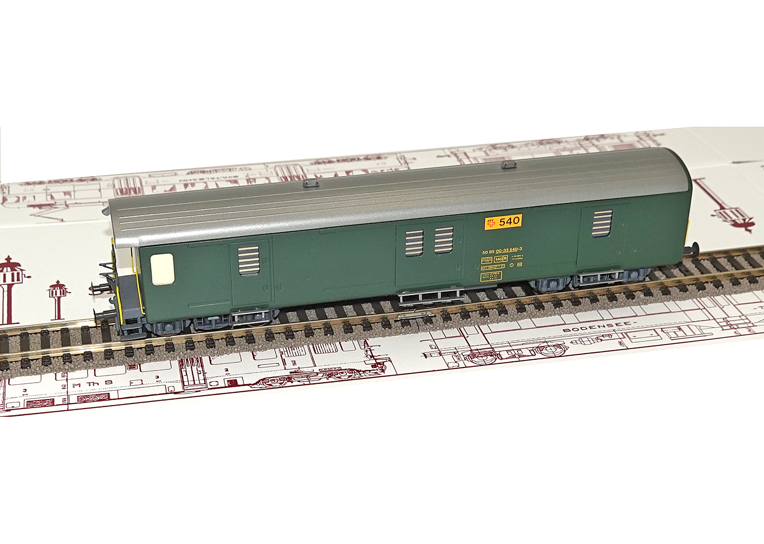 Sigg PTT Postwagen Nr. 540 DC  Sigg PTT Postwagen Nr. 540 DC