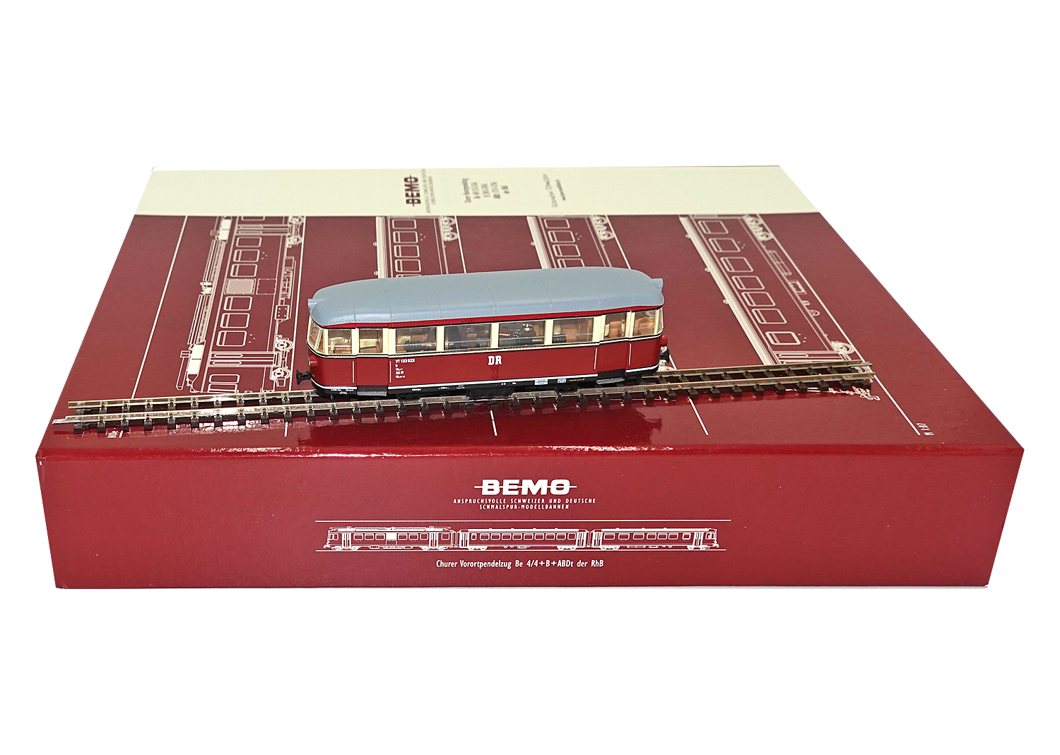 Bemo H0e 1233833 Spreewald-Triebwagen VT 133523