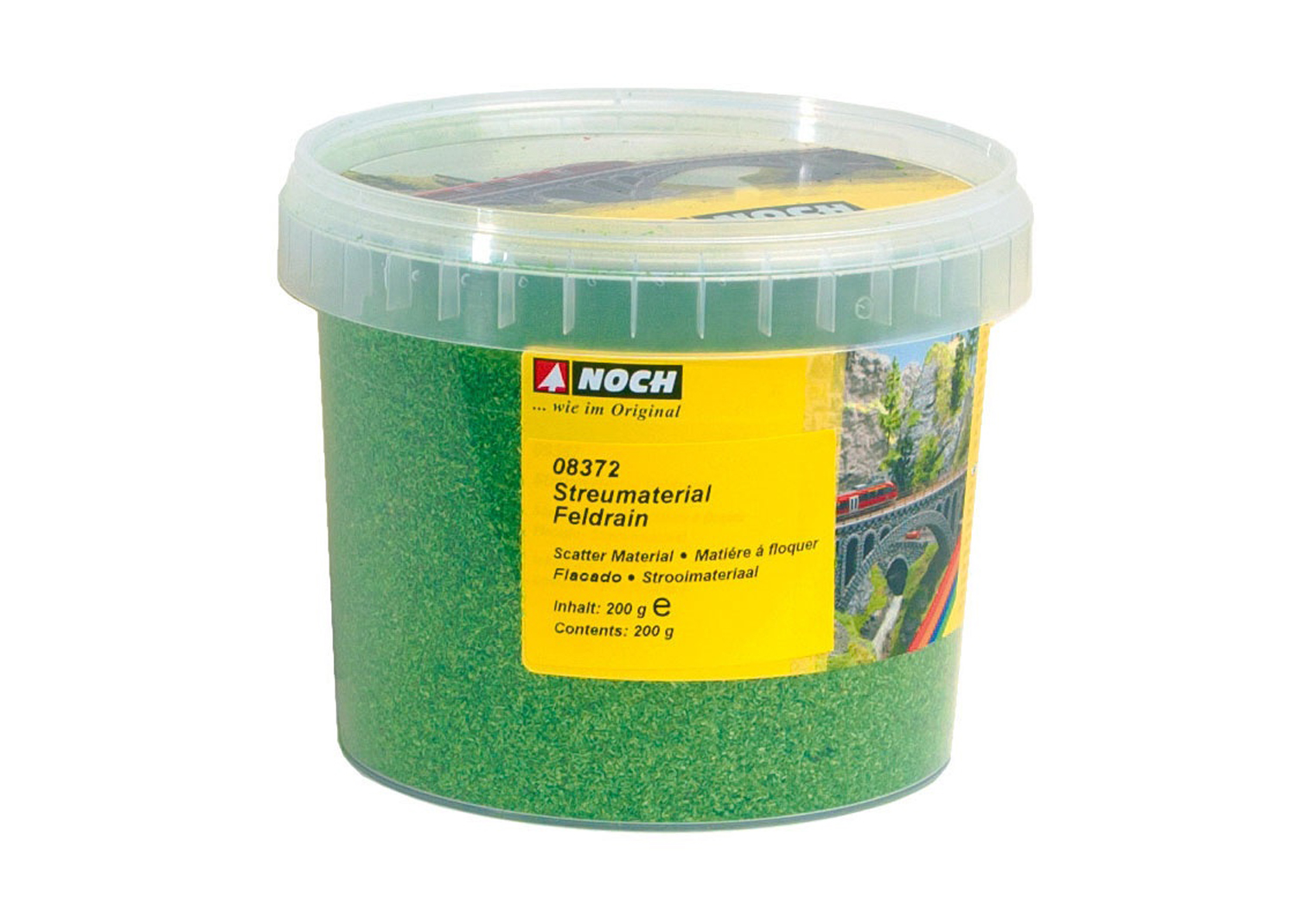 Noch 8372 Streumaterial mittelgrün 200 g Dose  Noch 8372 Streumaterial mittelgrün 200 g Dose