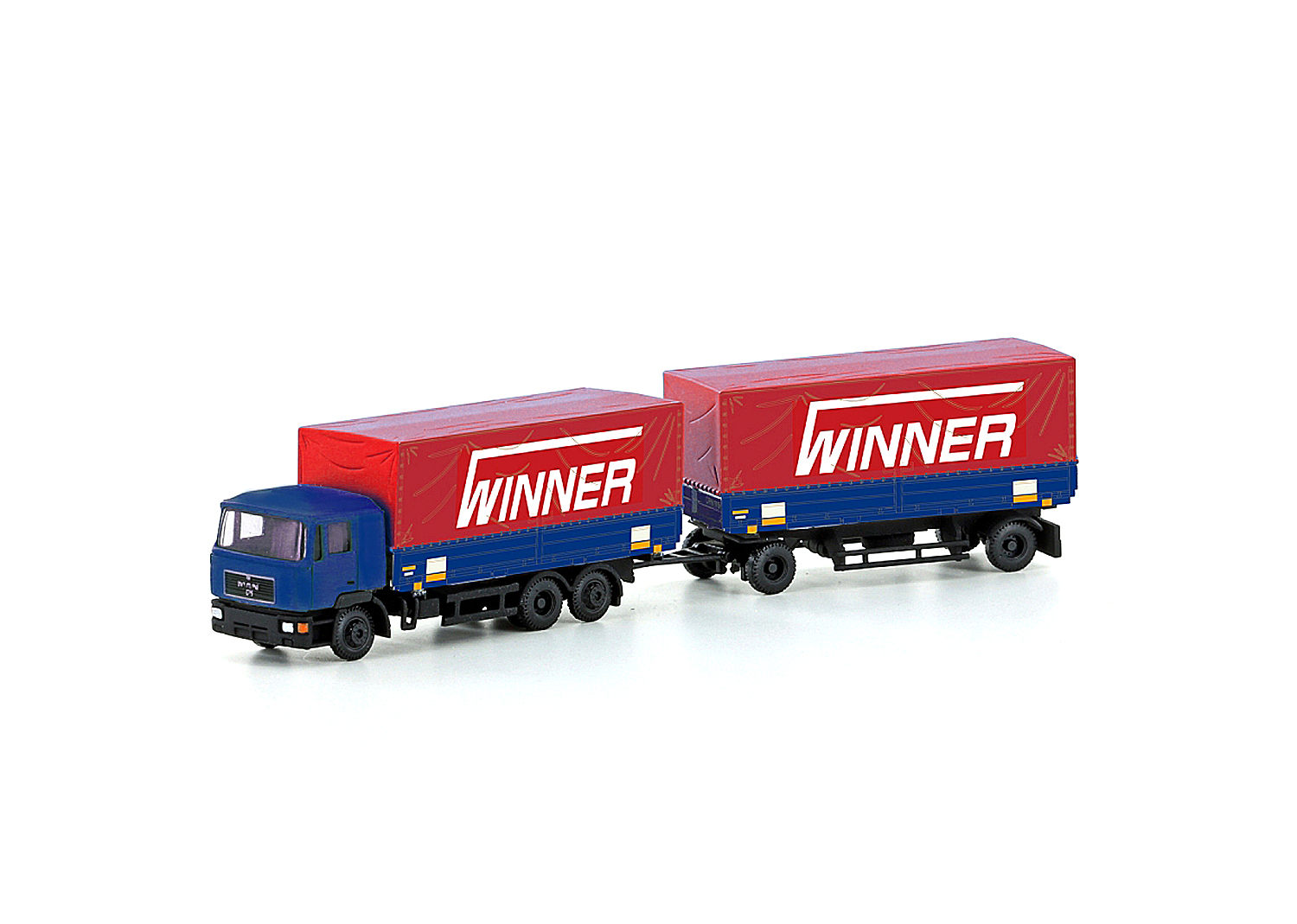 Lemke LC4630 MAN F90, 3-achs Hängerzug Winner 1:160  Lemke LC4630 MAN F90, 3-achs Hängerzug Winner 1:160