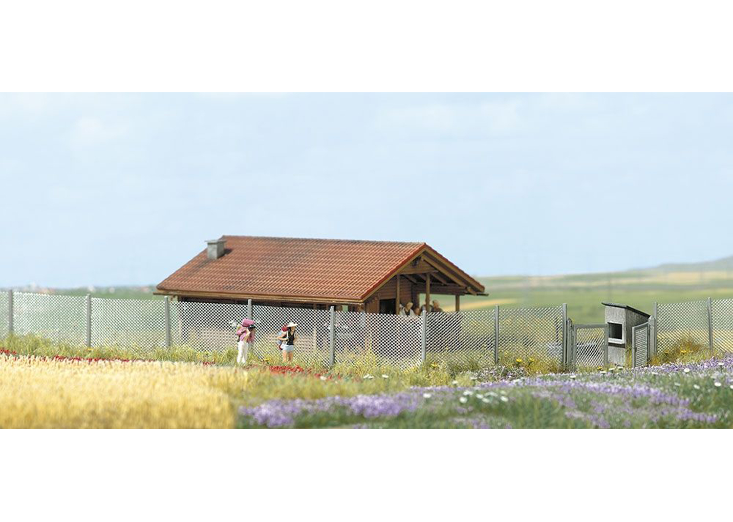 Busch 1017 H0 Maschendrahtzaun  Busch 1017 H0 Maschendrahtzaun