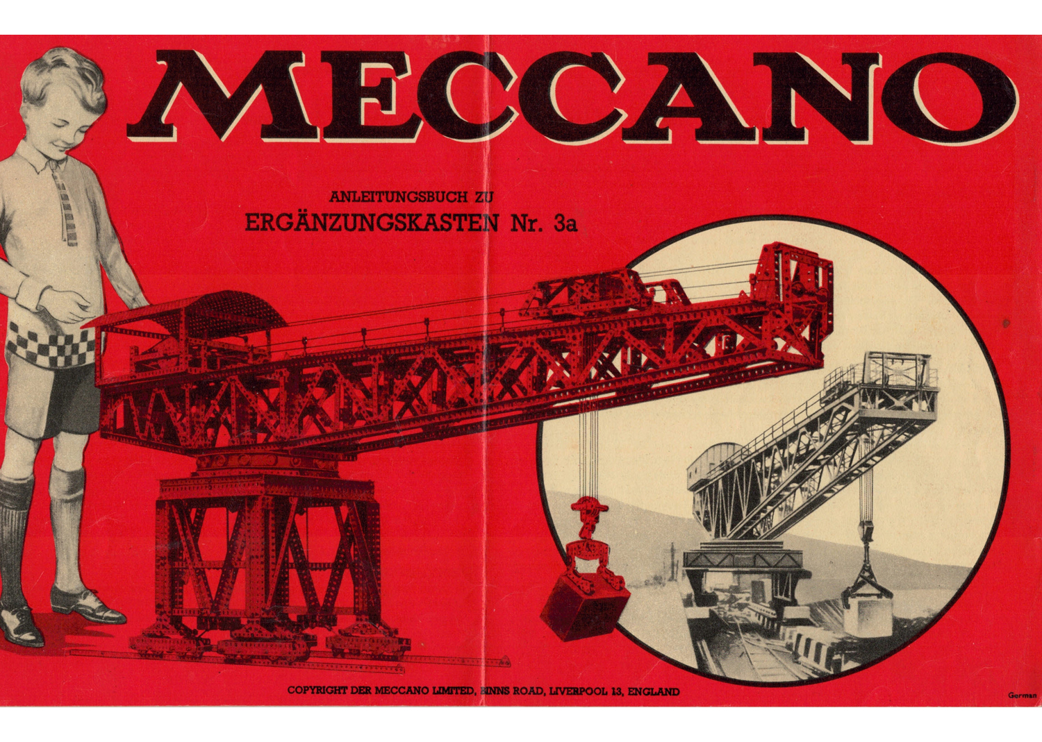 Meccano Metallbaukasten 3a