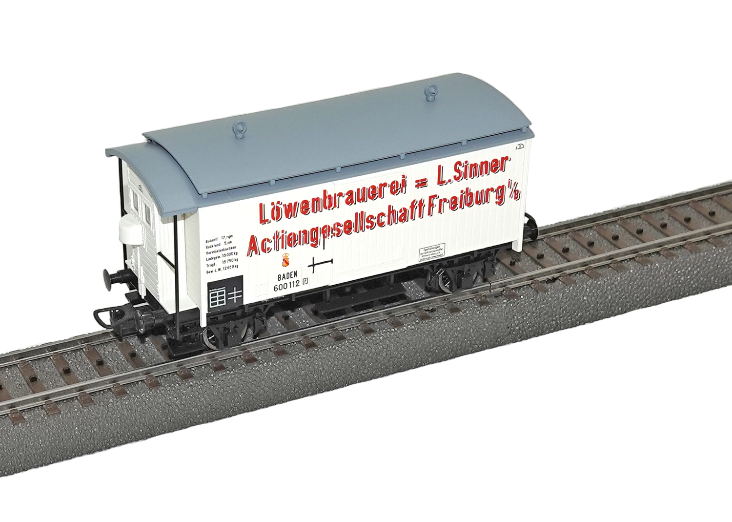 Liliput 224700 DB Bierwagen Brauerei SINNER Baden Ep.I  Liliput 224700 DB Bierwagen Brauerei SINNER Baden Ep.I