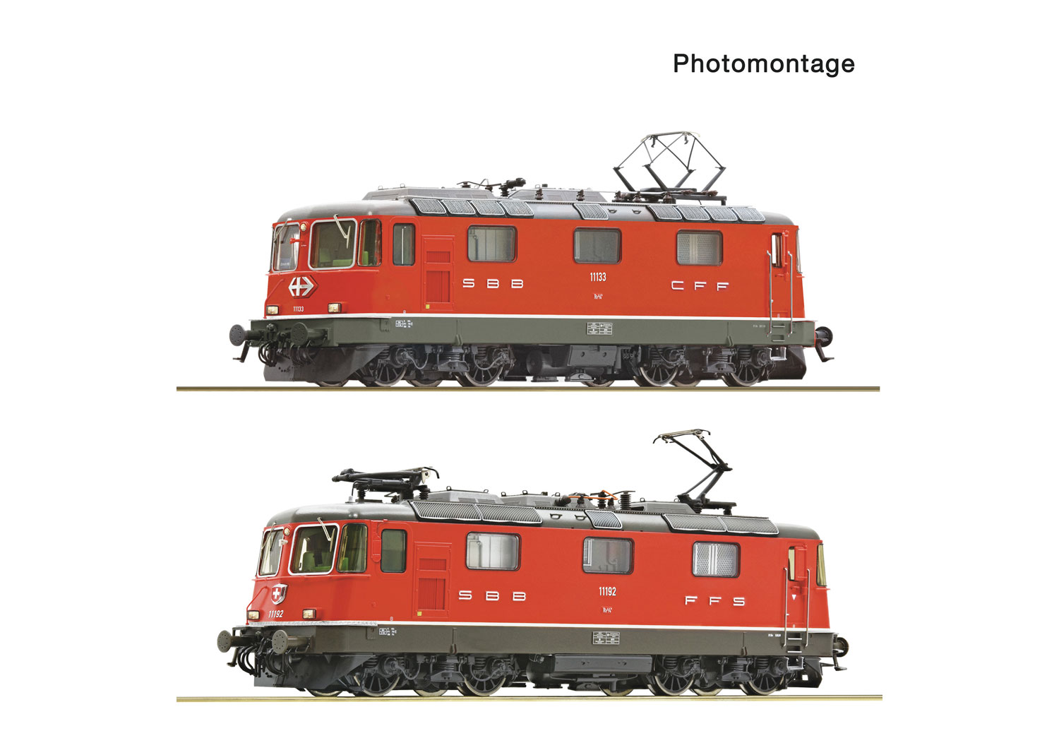 Roco 7500127 SBB 2-tlg. Set: E-Lokomotiven Re 4/4 II DC  Roco 7500127 SBB 2-tlg. Set: E-Lokomotiven Re 4/4 II DC