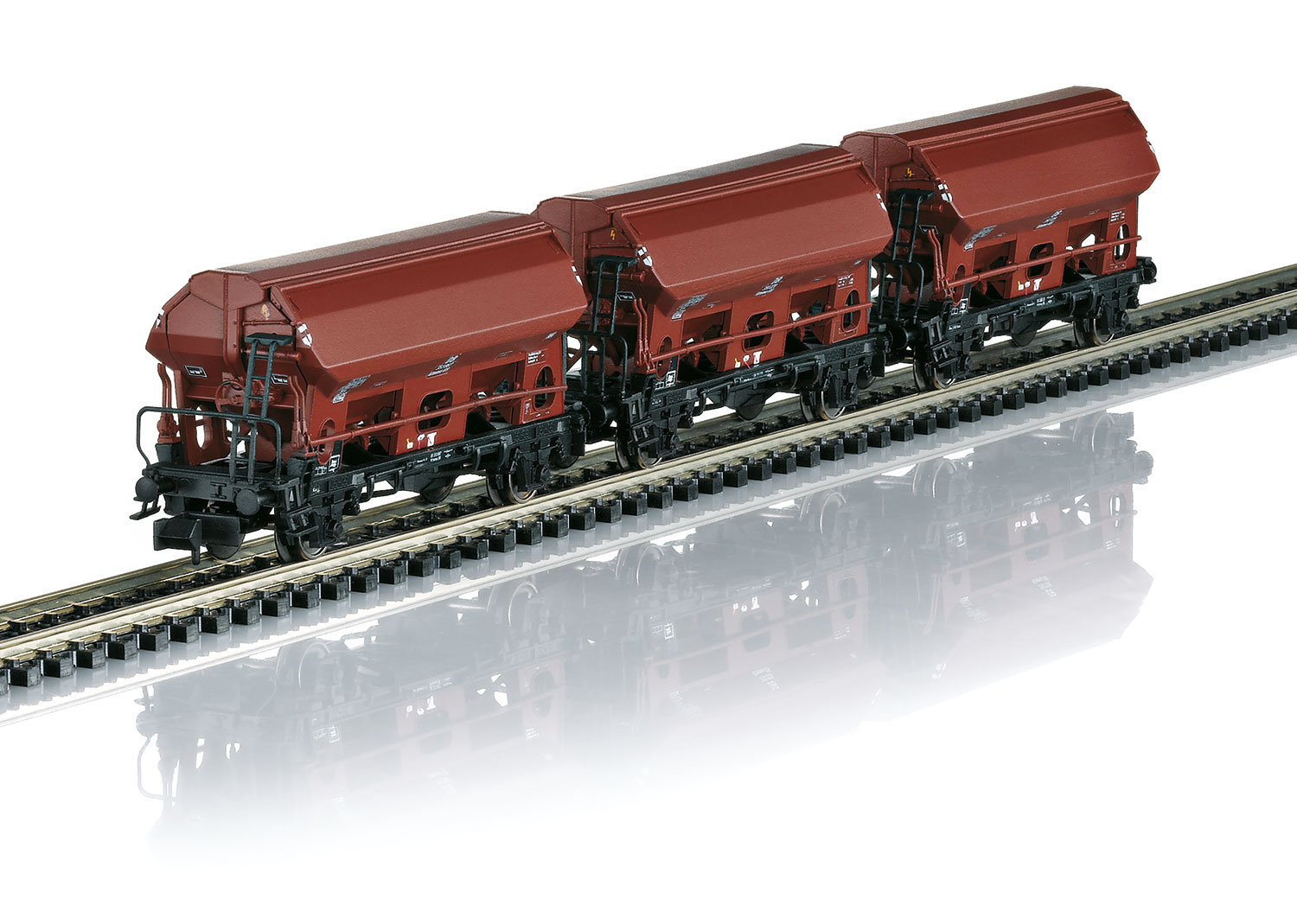 Minitrix 15804 DB Güterwagen-Set Seitenentladewagen