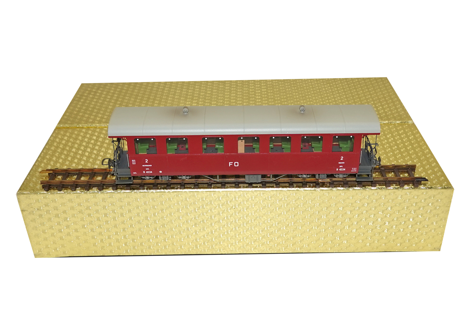 Ferro-Suisse 4224 H0m FO Personenwagen B 4224 rot 