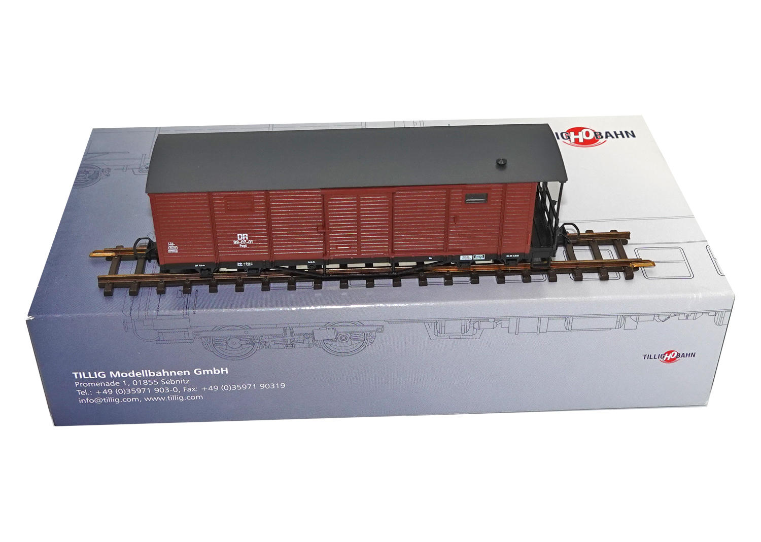 Tillig 15941 H0m DR Güterwagen Set 99-07-01/02-51 DC 