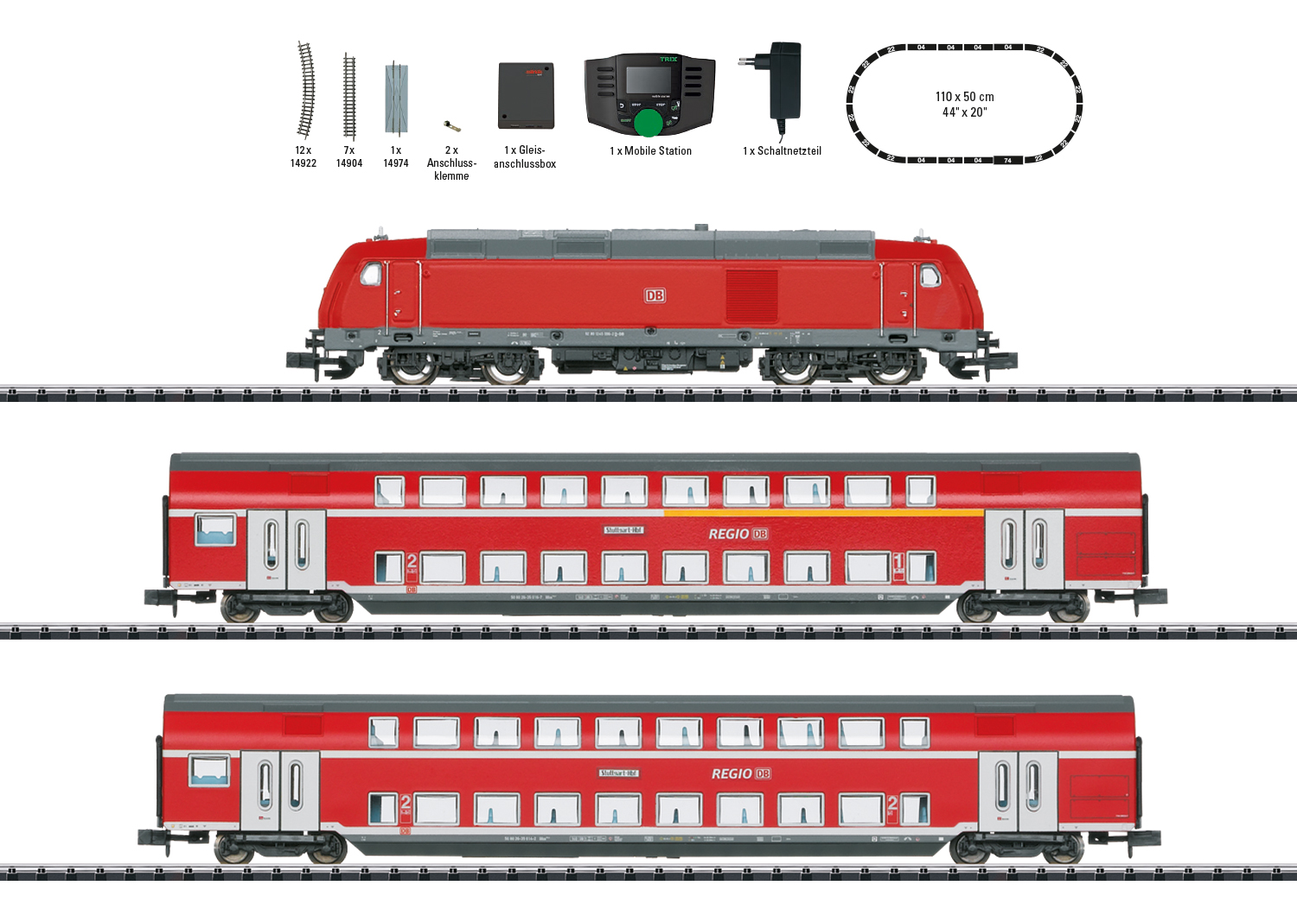 Minitrix 11148 DB Digital-Startpackung Regionalexpress 