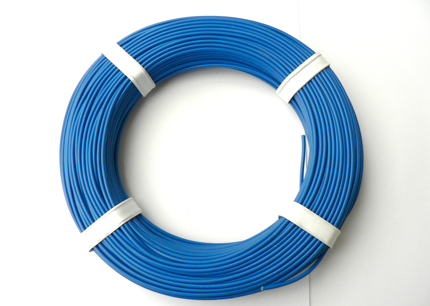 Kabel 1-Litzen, D 0.50 mm², 40 m, blau 