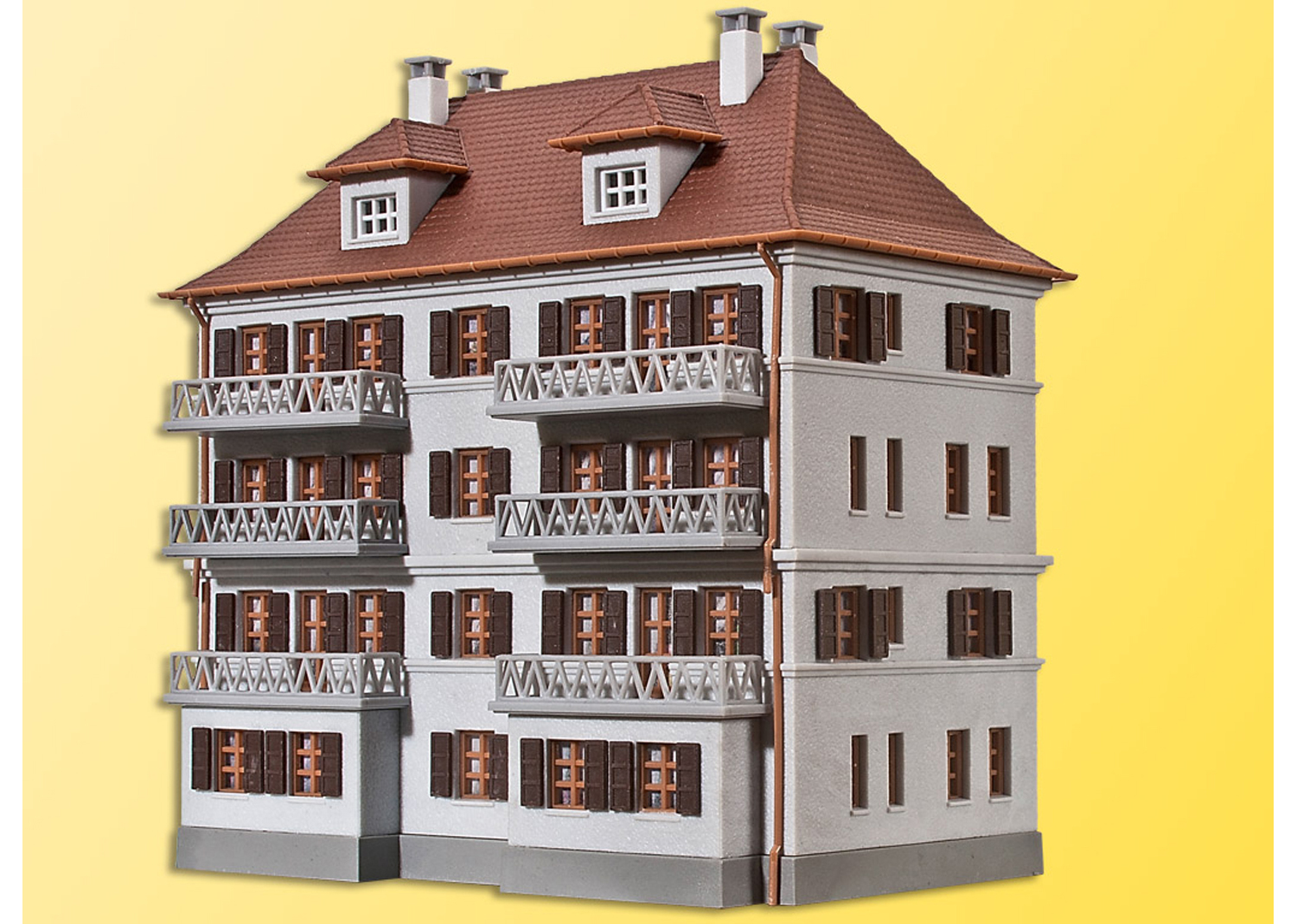 Kibri 37170 Mehrfamilienhaus mit Balkon 