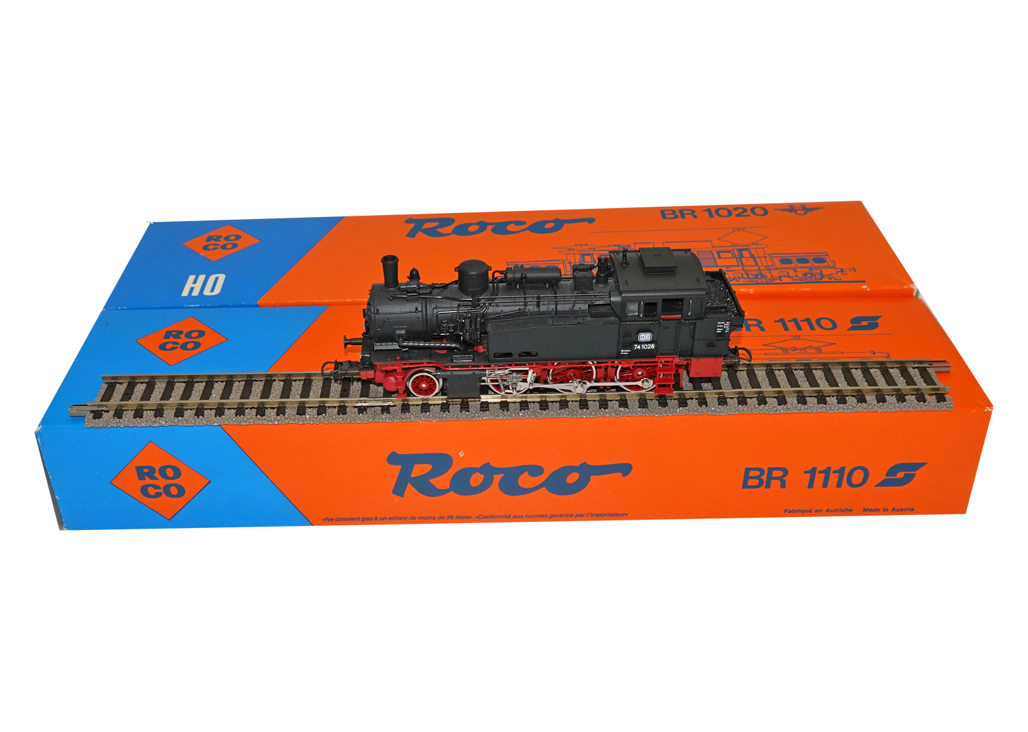 Roco 43271 H0 DB Dampflokomotive BR 74 DC 