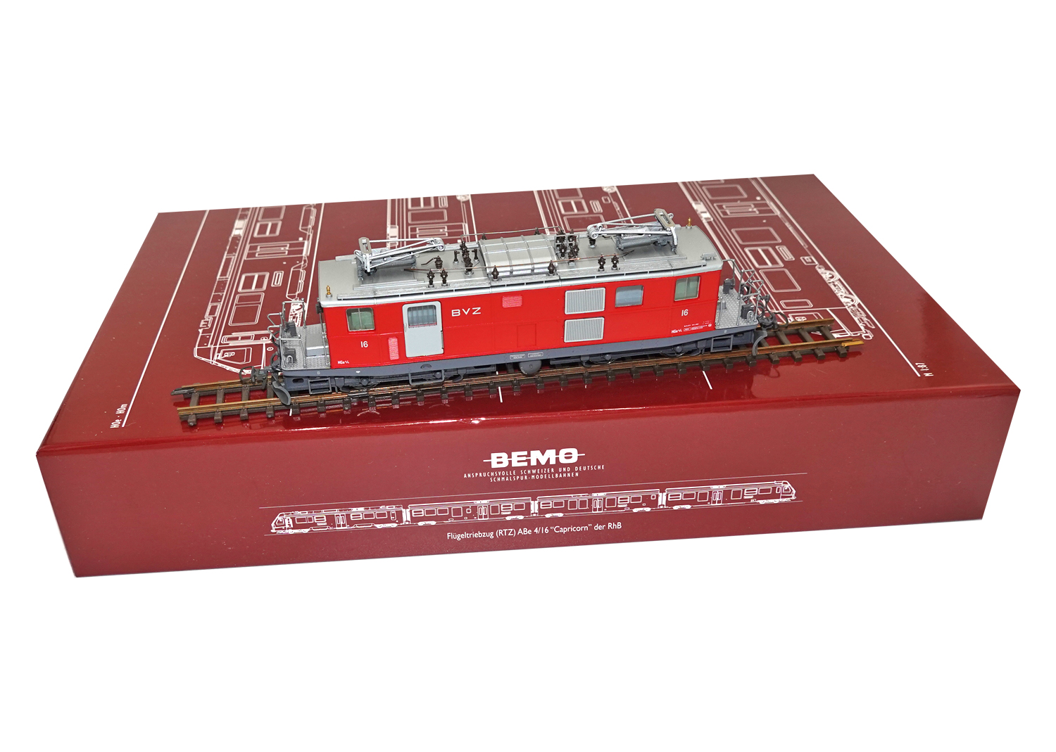 Bemo 1261516 BVZ Zahnradlok HGe 4/4 Nr. 16 DC 