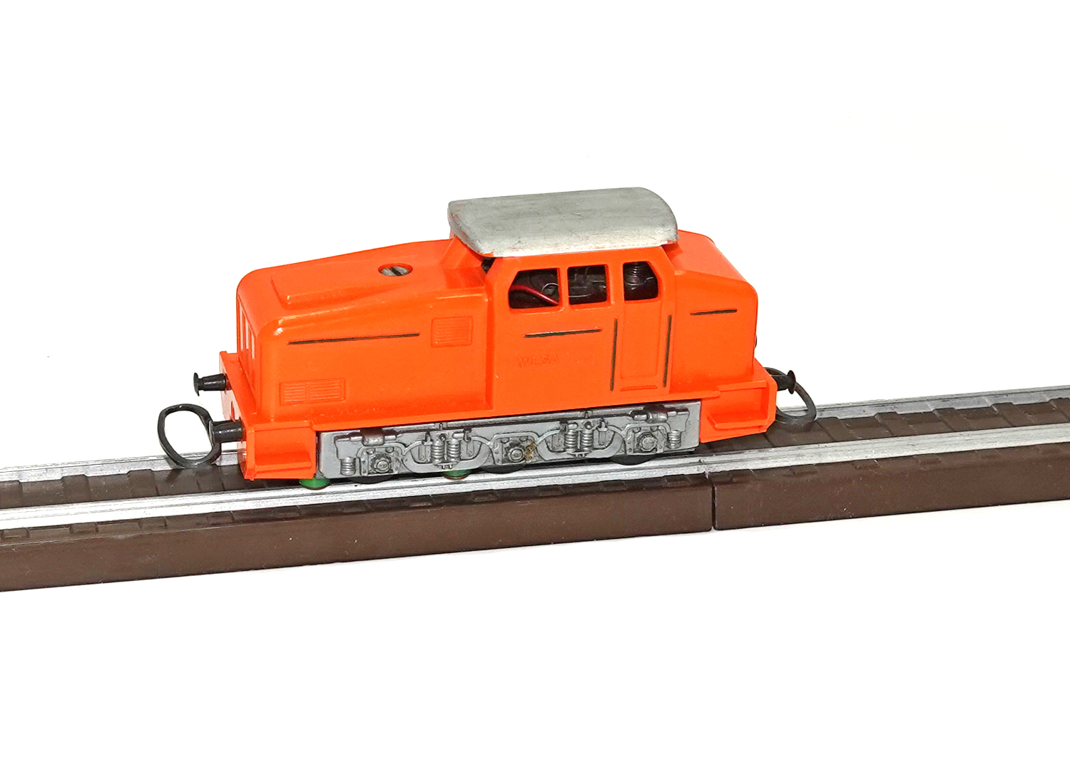 Wesa 195 Industriediesel-Lokomotive orange