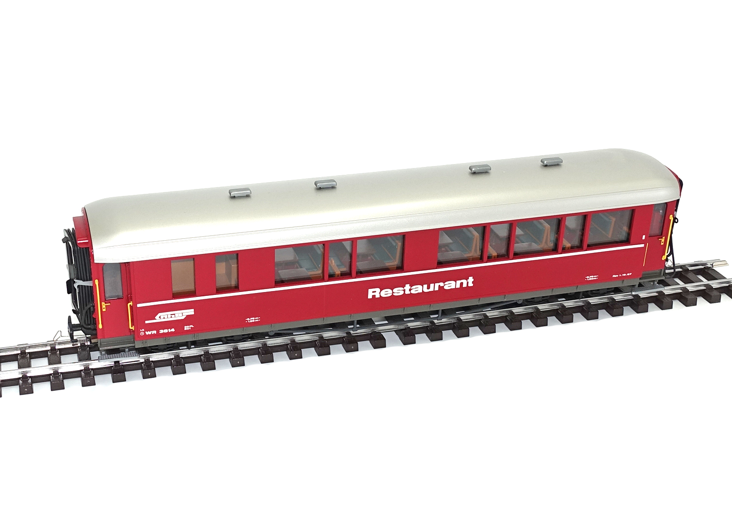 Fama 3250 RhB Speisewagen dunkelrot 